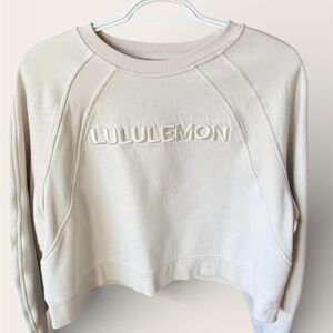 lululemon athletica Off-White Sweatshirt
